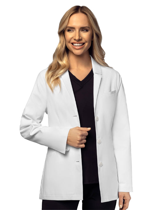 Women's Four-Pocket 28" Lab Jacket - 7272 - White