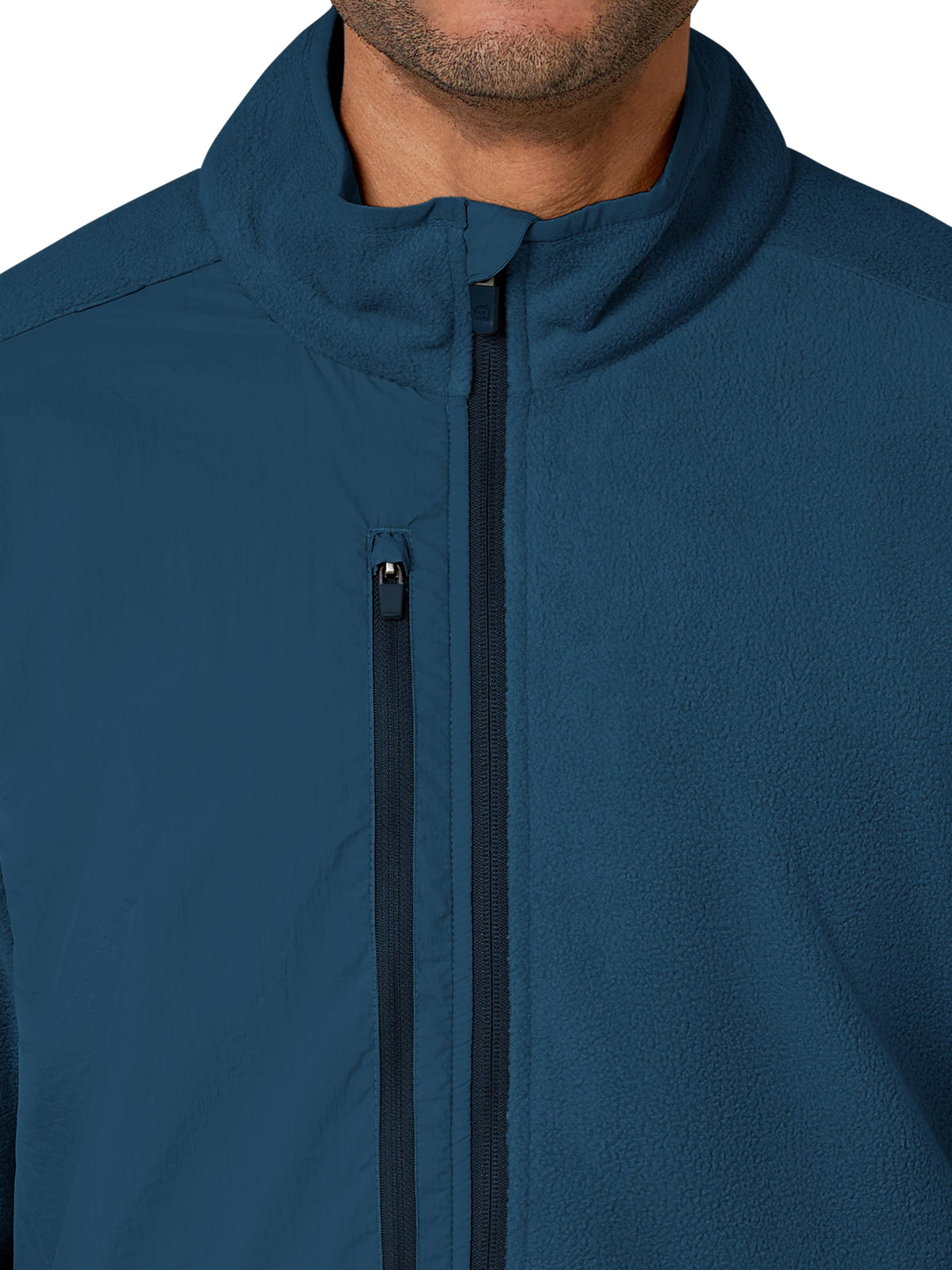 Men's Micro Fleece Zip Jacket - 8009 - Caribbean