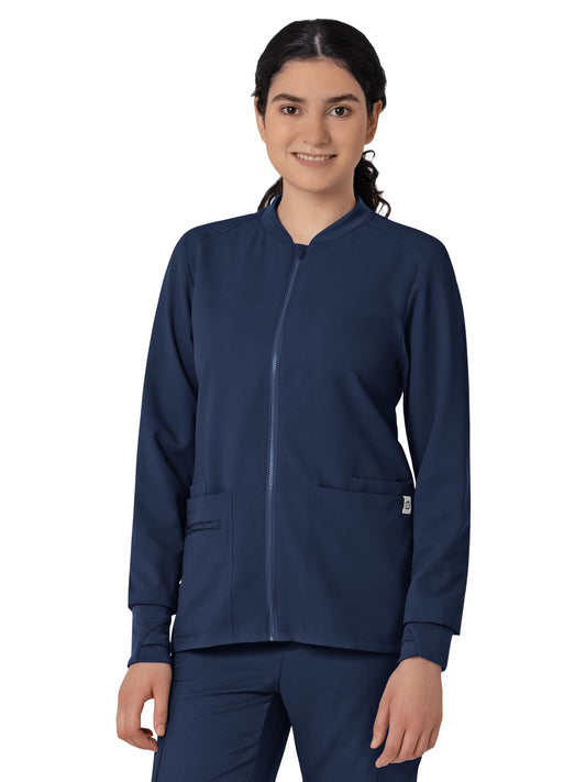 Women's Zip-Front Jacket - 8122 - Navy