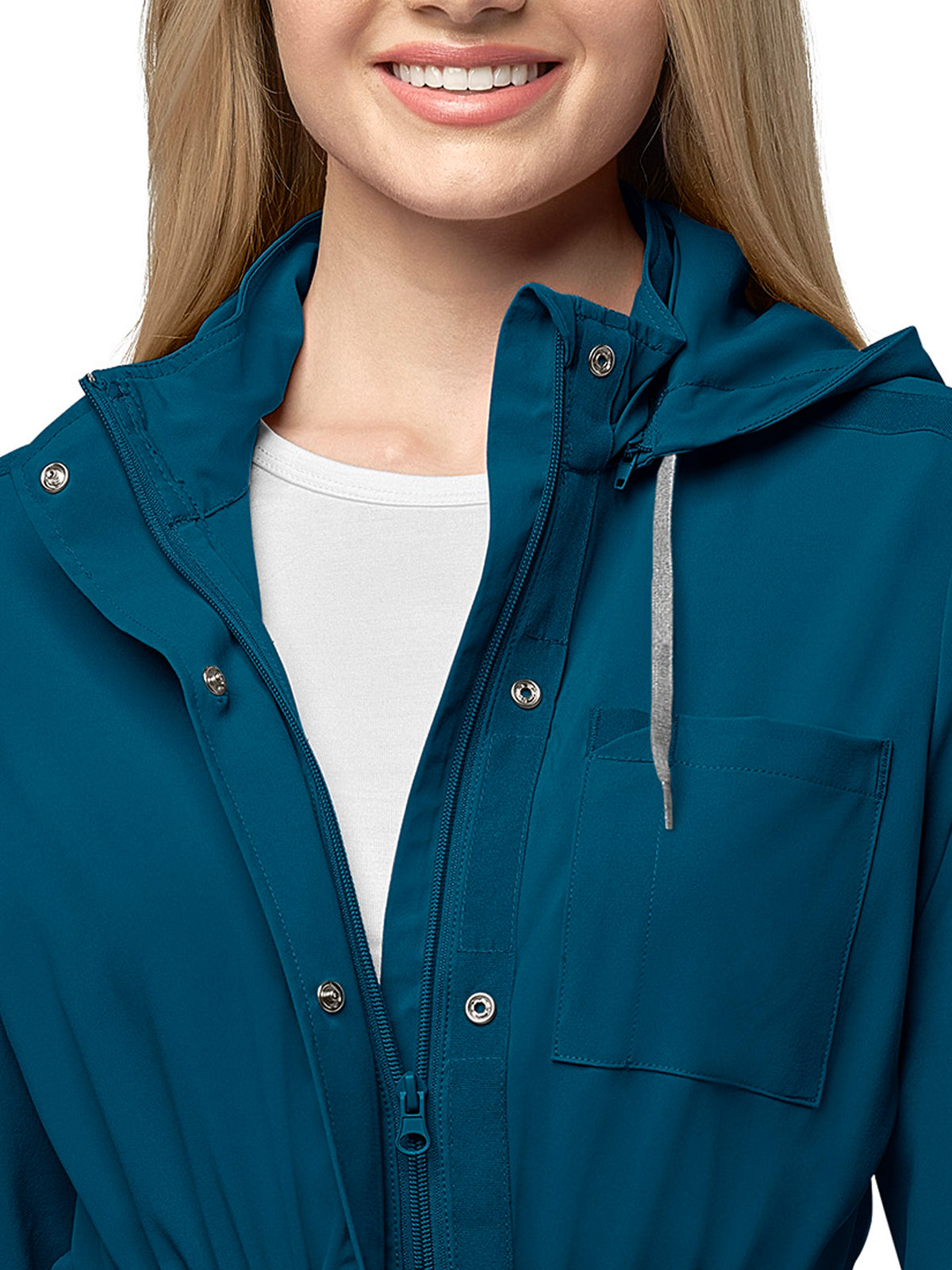 Women's Convertible Hood Jacket - 8134 - Caribbean