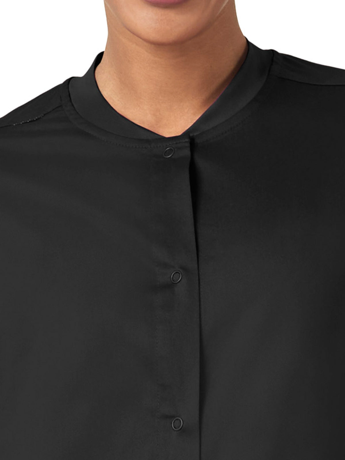 Men's Seven-Pocket V-Neck Top - 8219 - Black