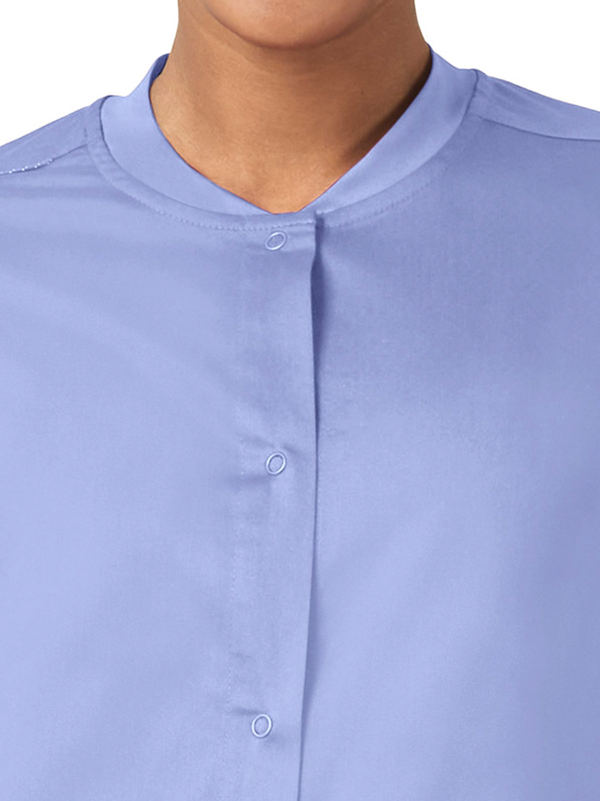 Men's Seven-Pocket V-Neck Top - 8219 - Ceil Blue