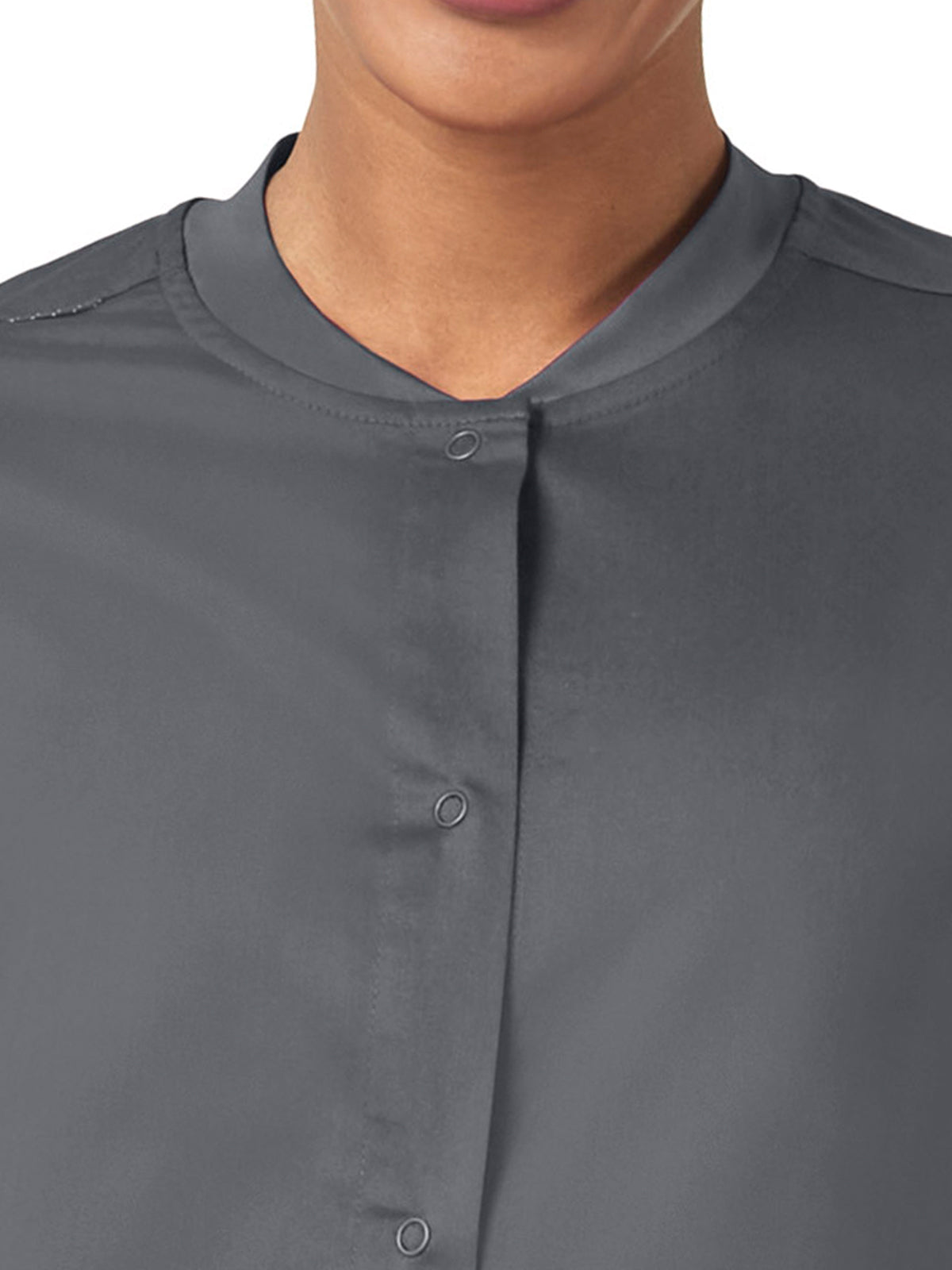 Men's Seven-Pocket V-Neck Top - 8219 - Pewter