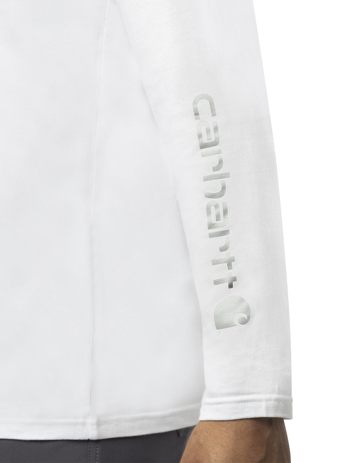 Men's Modern Fit Long Sleeve Chest Pocket Top - C37205 - White