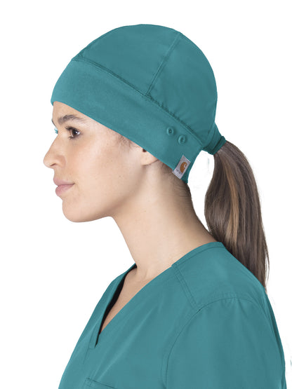 Unisex Modern Fit Scrub Cap Beanie - C40013 - Teal Blue