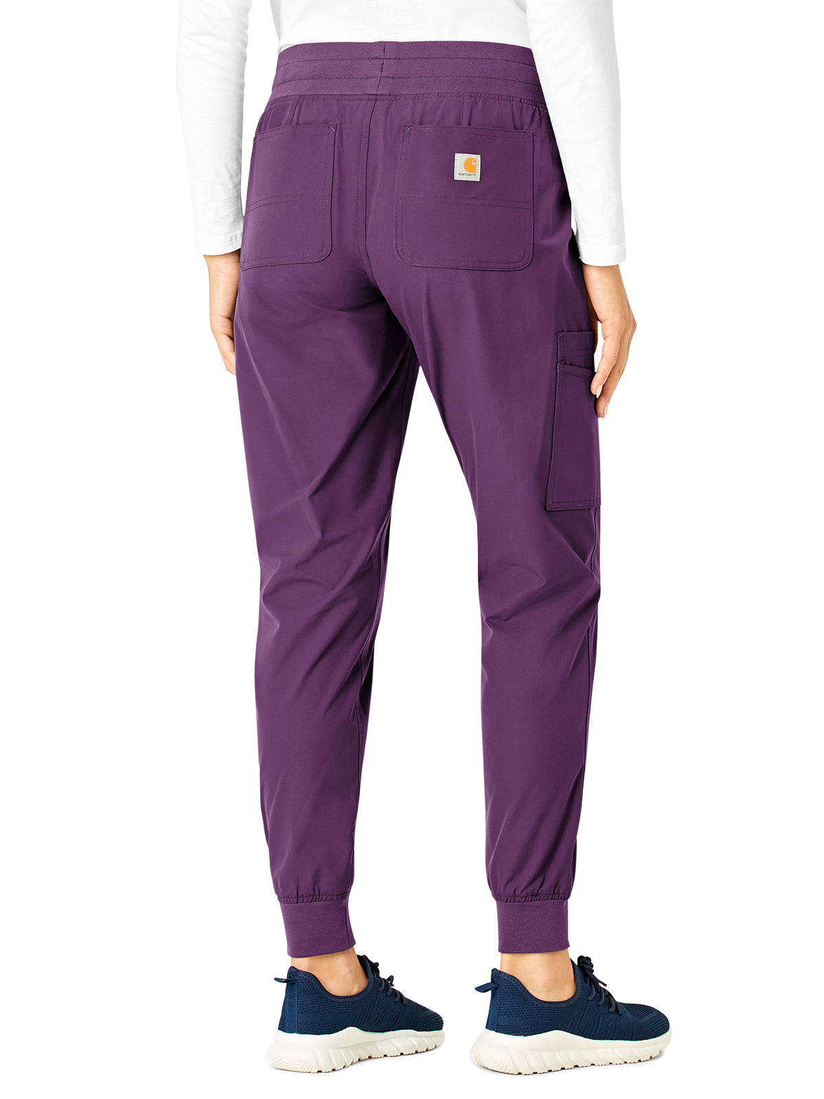 Women's Seven-Pocket Modern Fit Jogger Pant - C51113 - Eggplant