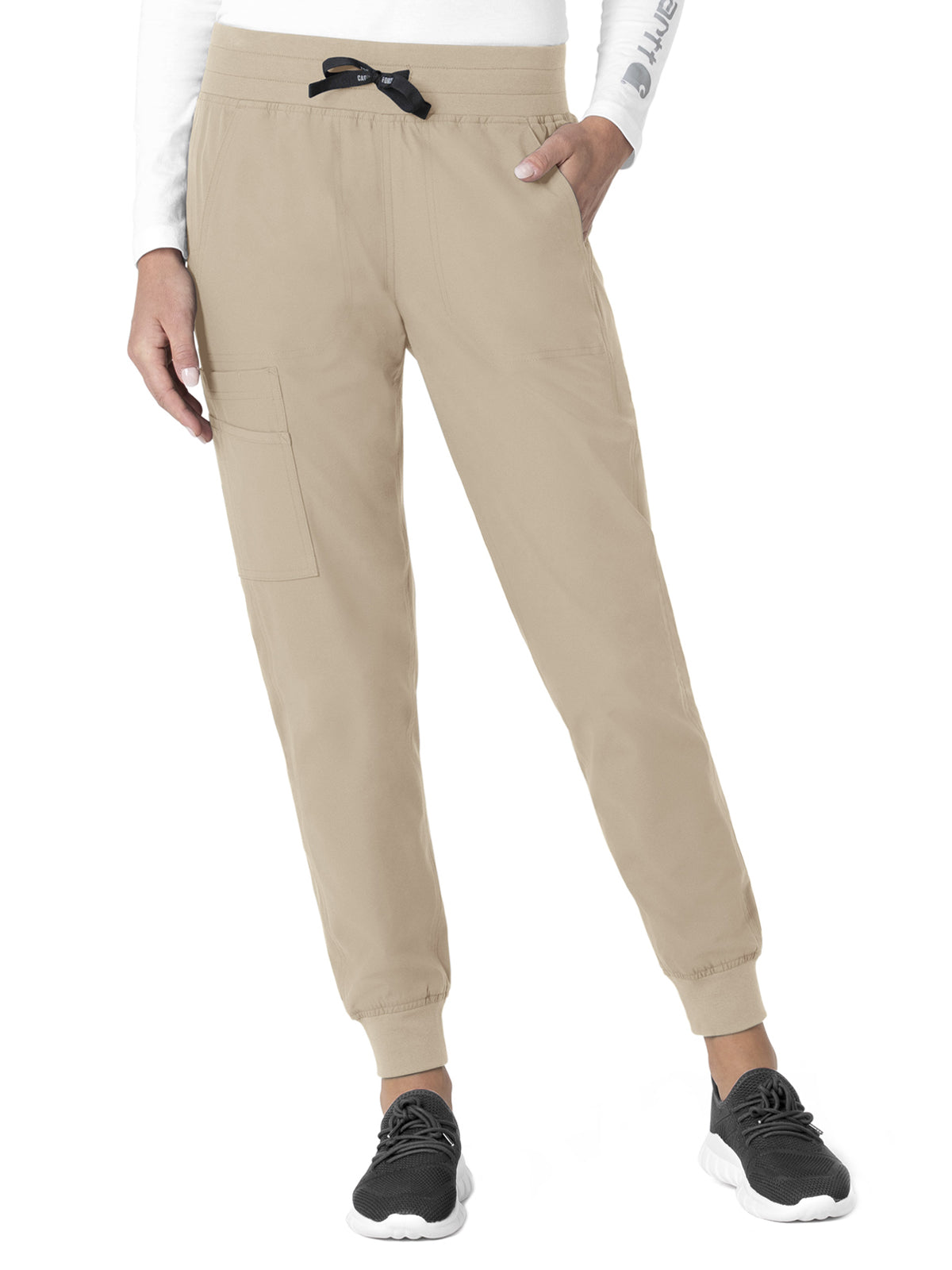 Women's Seven-Pocket Modern Fit Jogger Pant - C51113 - Khaki