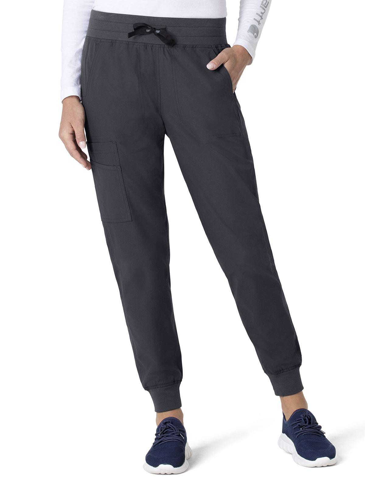 Women's Seven-Pocket Modern Fit Jogger Pant - C51113 - Pewter