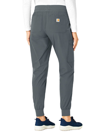 Women's Seven-Pocket Modern Fit Jogger Pant - C51113 - Pewter