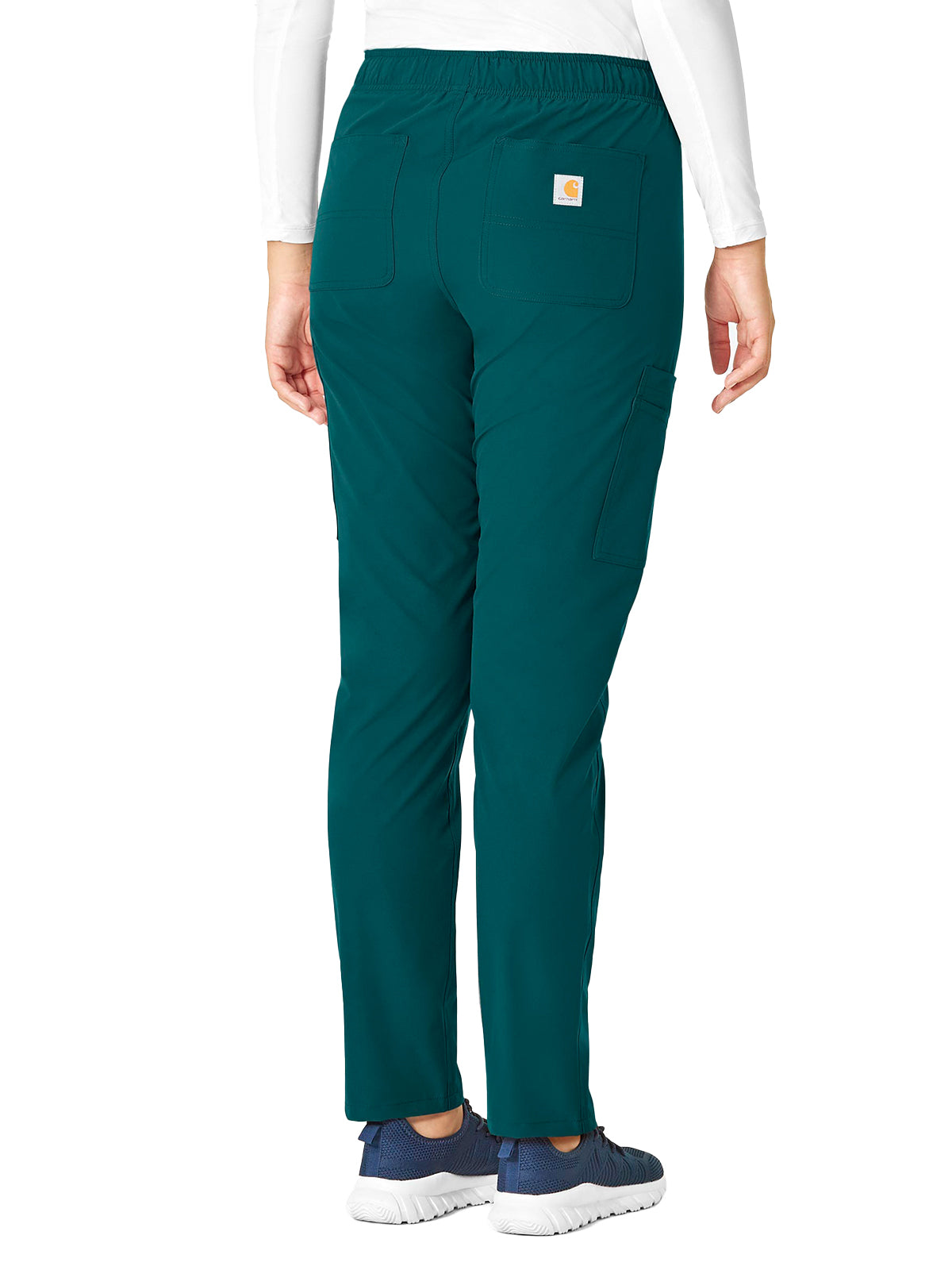 Women's Nine-Pocket Modern Fit Straight Leg Pant - C51213 - Caribbean