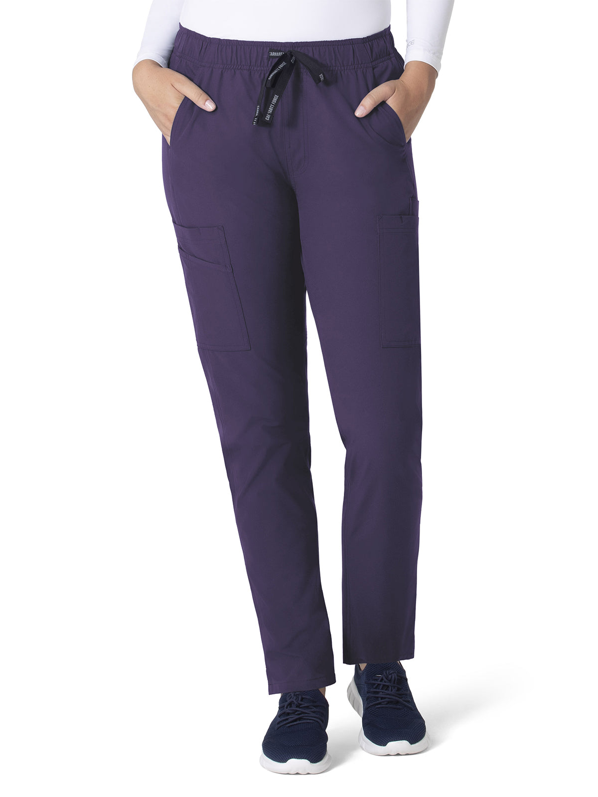 Women's Nine-Pocket Modern Fit Straight Leg Pant - C51213 - Grape