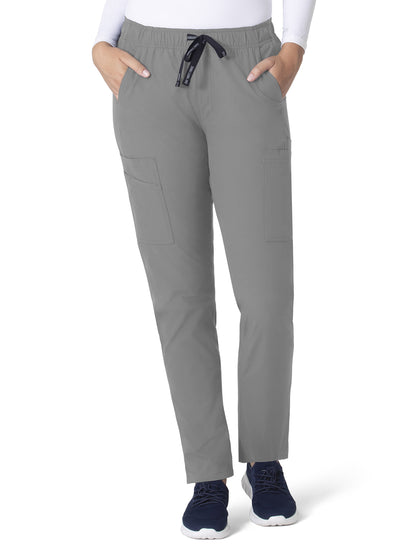 Women's Nine-Pocket Modern Fit Straight Leg Pant - C51213 - Grey