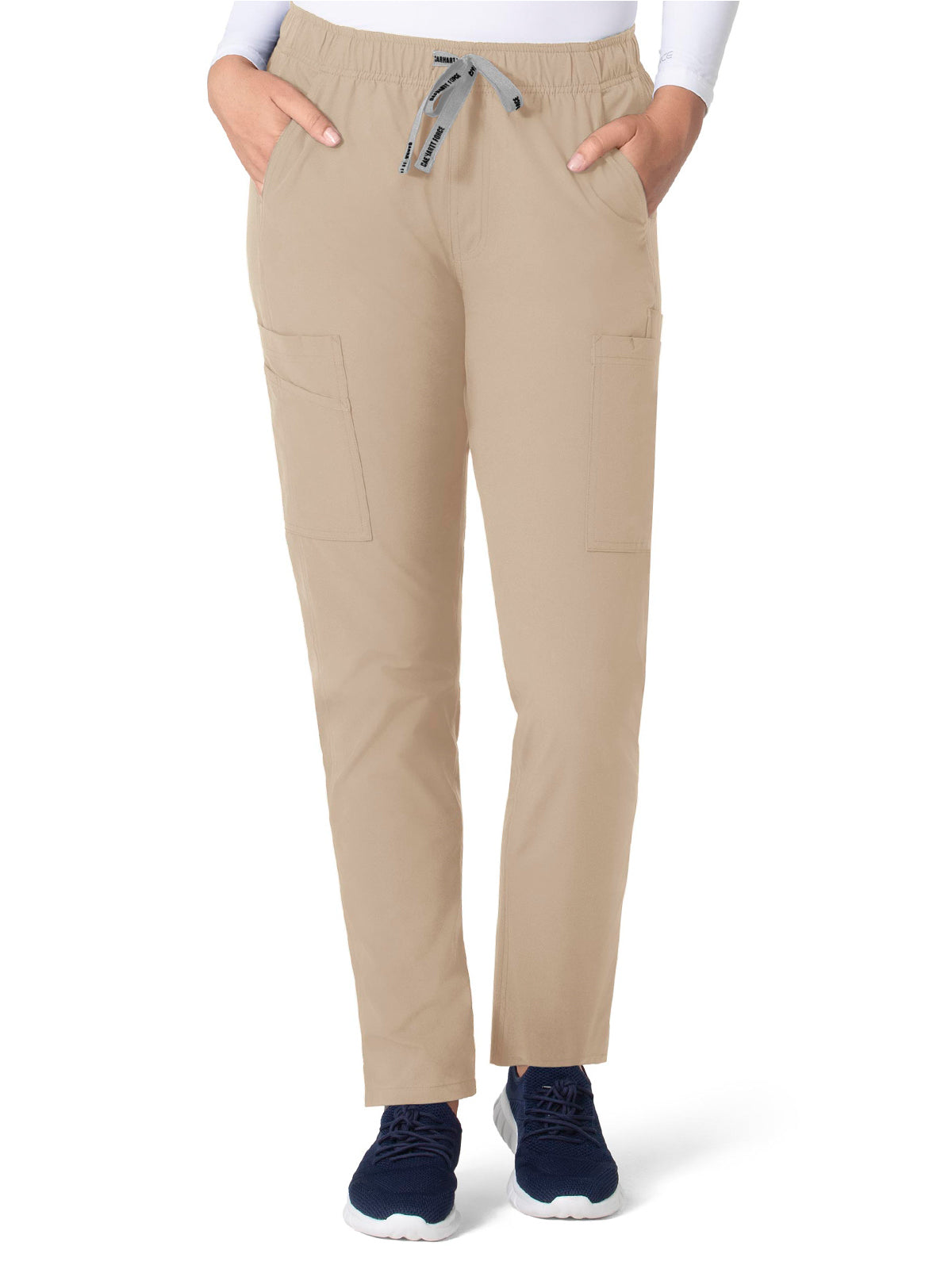 Women's Nine-Pocket Modern Fit Straight Leg Pant - C51213 - Khaki