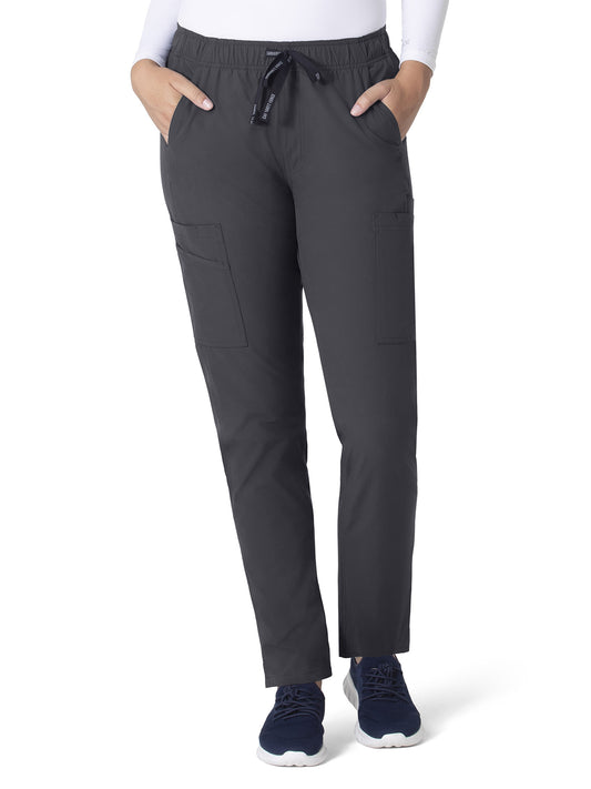 Women's Nine-Pocket Modern Fit Straight Leg Pant - C51213 - Pewter