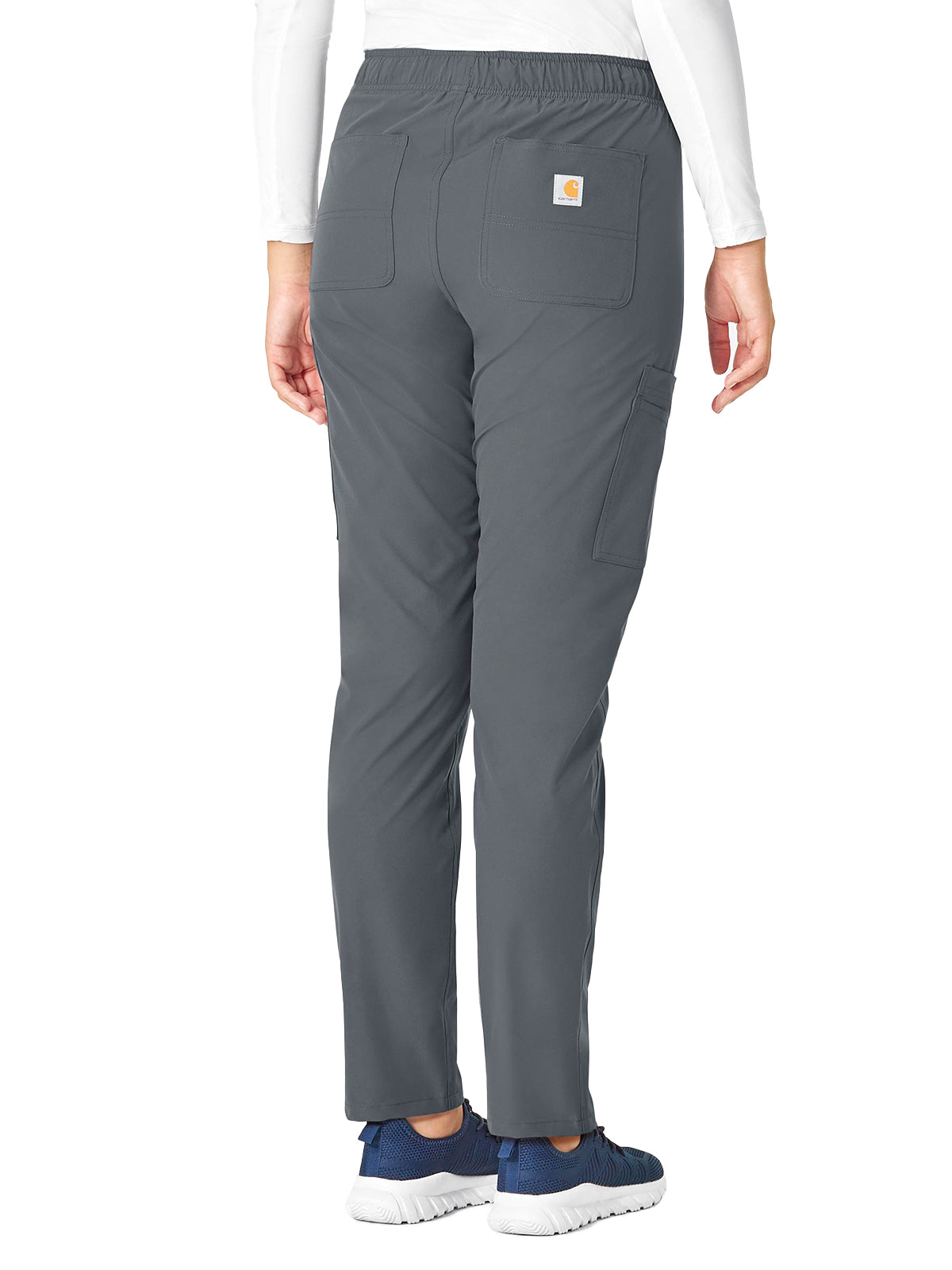 Women's Nine-Pocket Modern Fit Straight Leg Pant - C51213 - Pewter