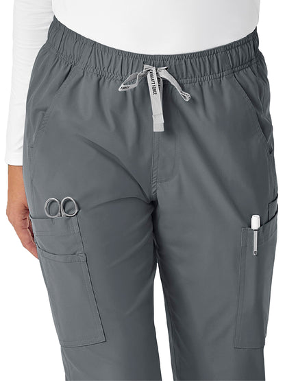 Women's Nine-Pocket Modern Fit Straight Leg Pant - C51213 - Pewter