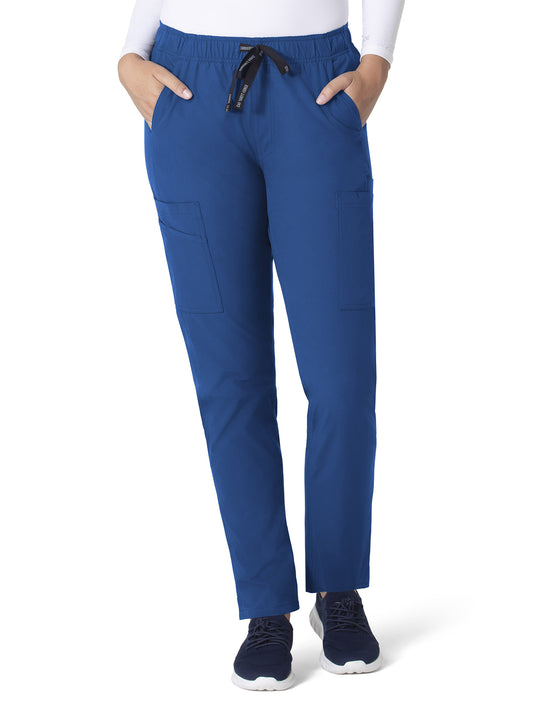 Women's Nine-Pocket Modern Fit Straight Leg Pant - C51213 - Royal