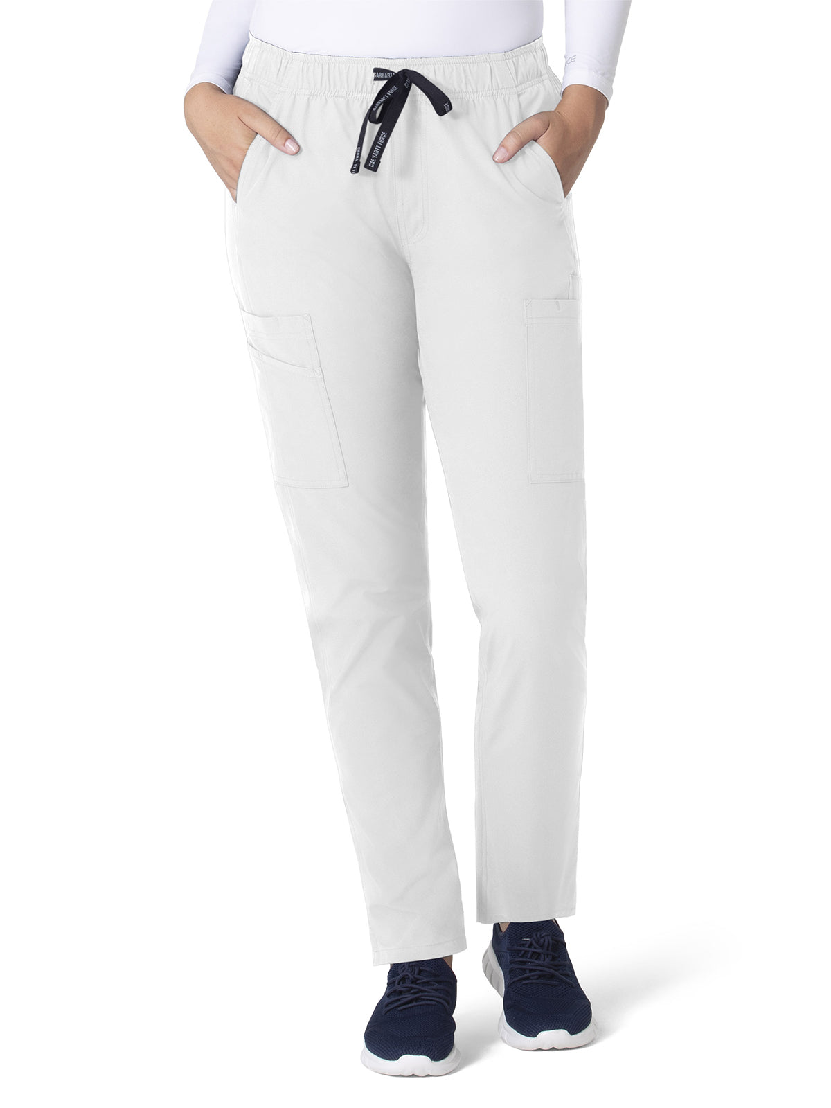 Women's Nine-Pocket Modern Fit Straight Leg Pant - C51213 - White