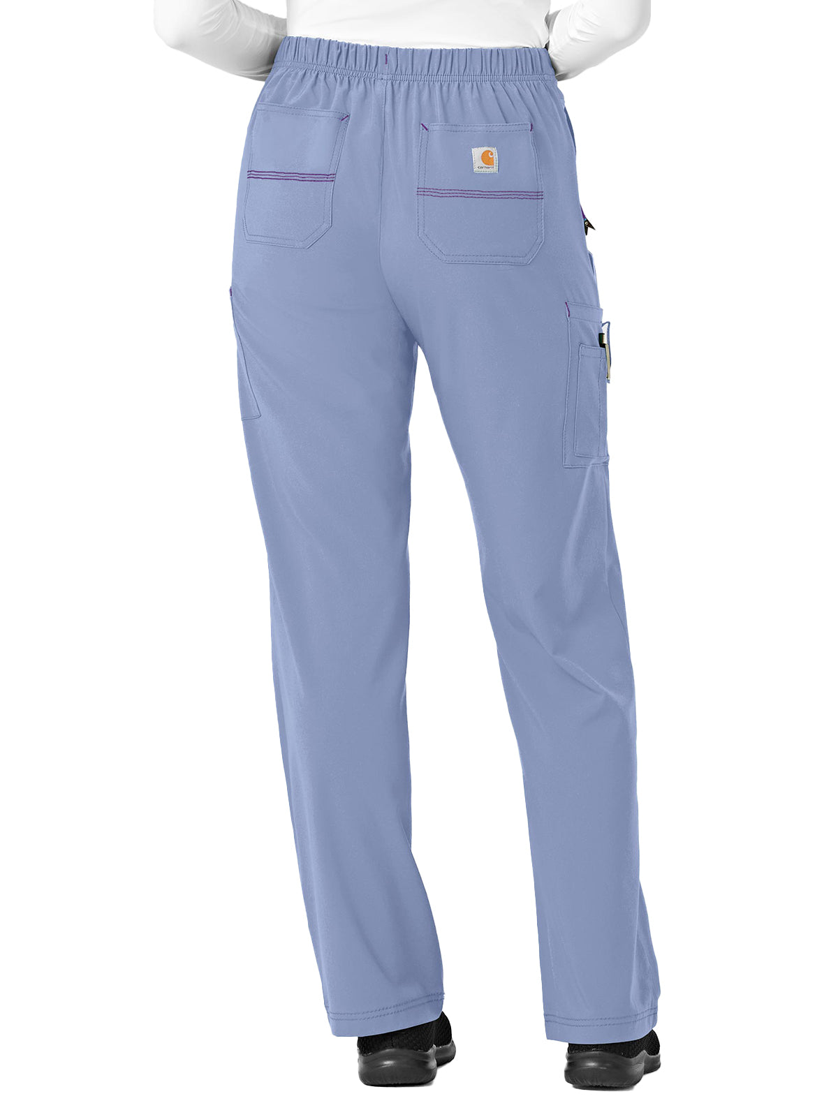Women's Utility Boot Cut Pant - C52110 - Ceil Blue