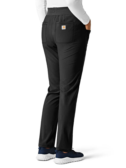 Women's Slim Leg Pant - C52910 - Black