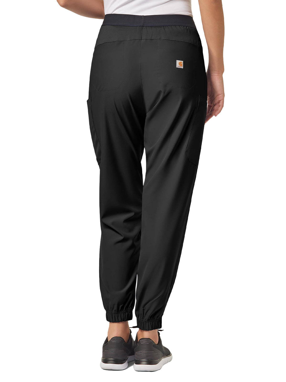 Women's Seven-Pocket Comfort Cargo Jogger Pant - C54106 - Black