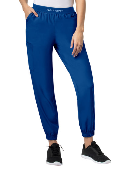 Women's Seven-Pocket Comfort Cargo Jogger Pant - C54106 - Royal