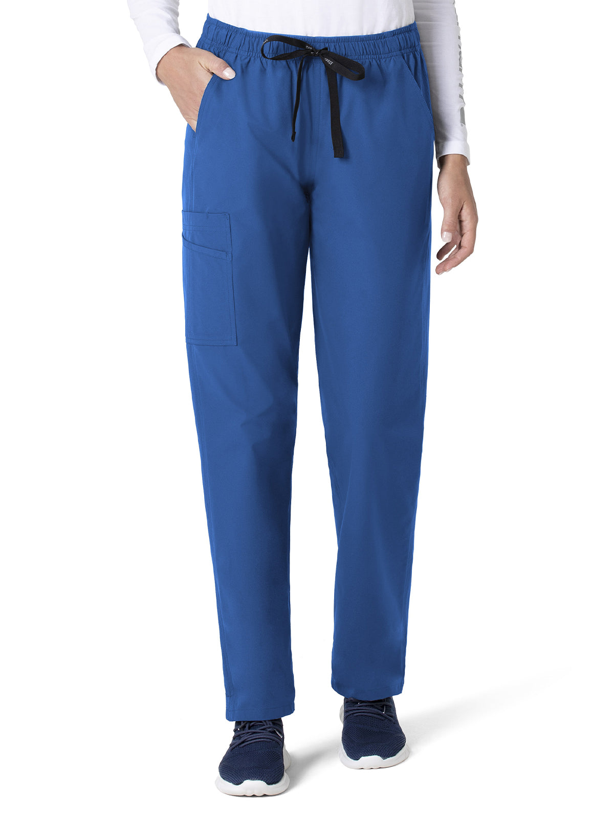 Unisex Six-Pocket Elastic Waist Pant - C55013 - Royal