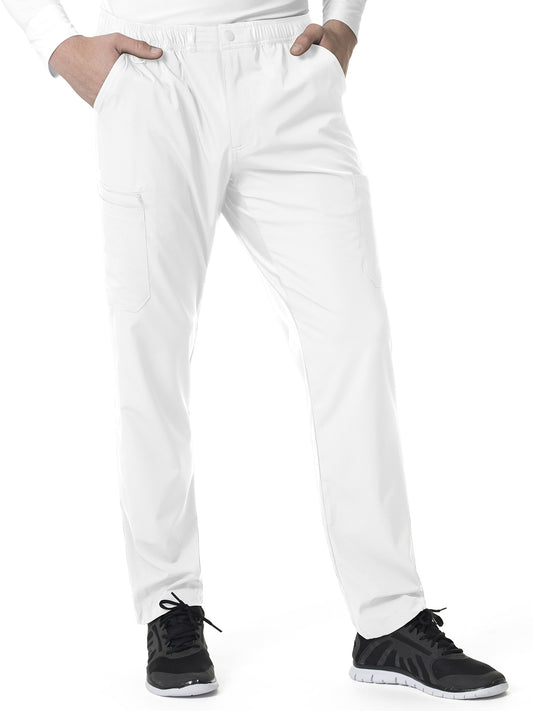 Men's Twill Straight Leg Pant - C55106 - White