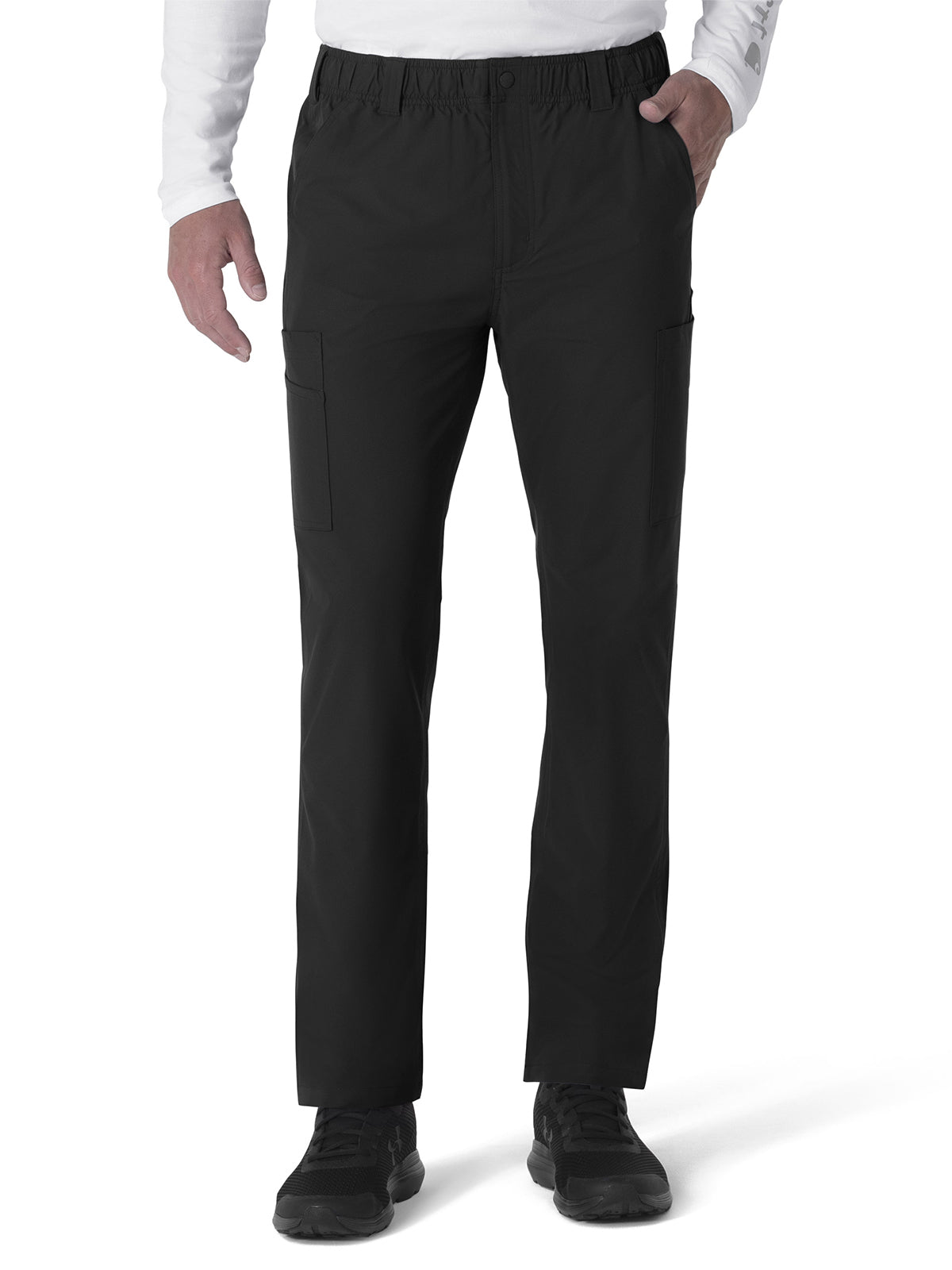 Men's Nine-Pocket Straight Leg Cargo Pant - C56113 - Black