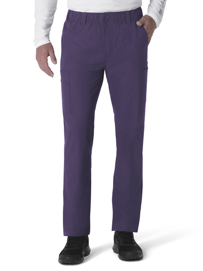 Men's Nine-Pocket Straight Leg Cargo Pant - C56113 - Grape