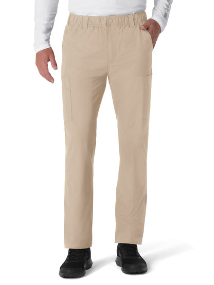 Men's Nine-Pocket Straight Leg Cargo Pant - C56113 - Khaki