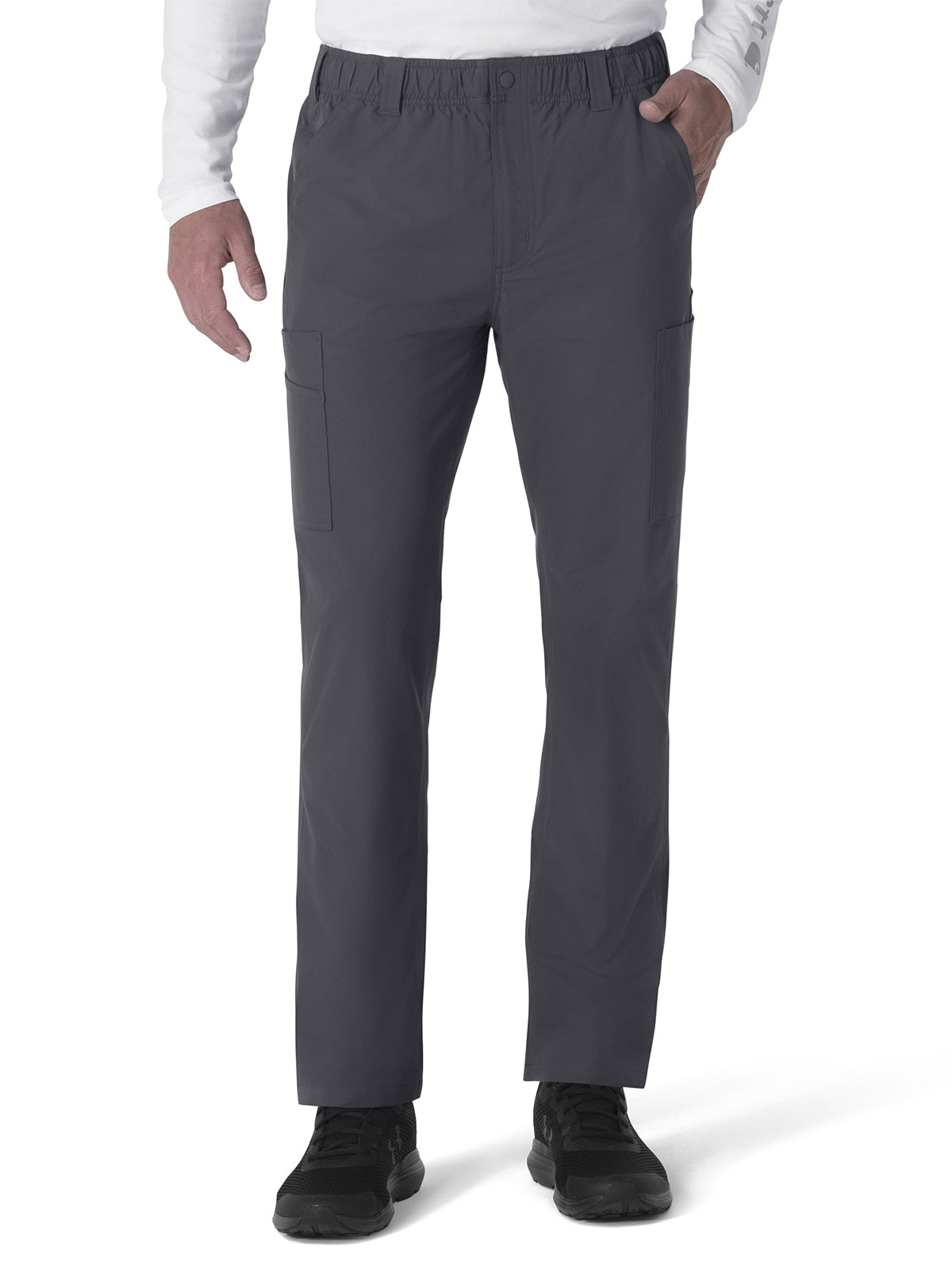 Men's Nine-Pocket Straight Leg Cargo Pant - C56113 - Pewter