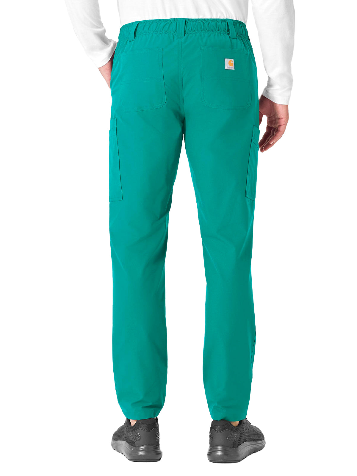 Men's Nine-Pocket Straight Leg Cargo Pant - C56113 - Teal Blue