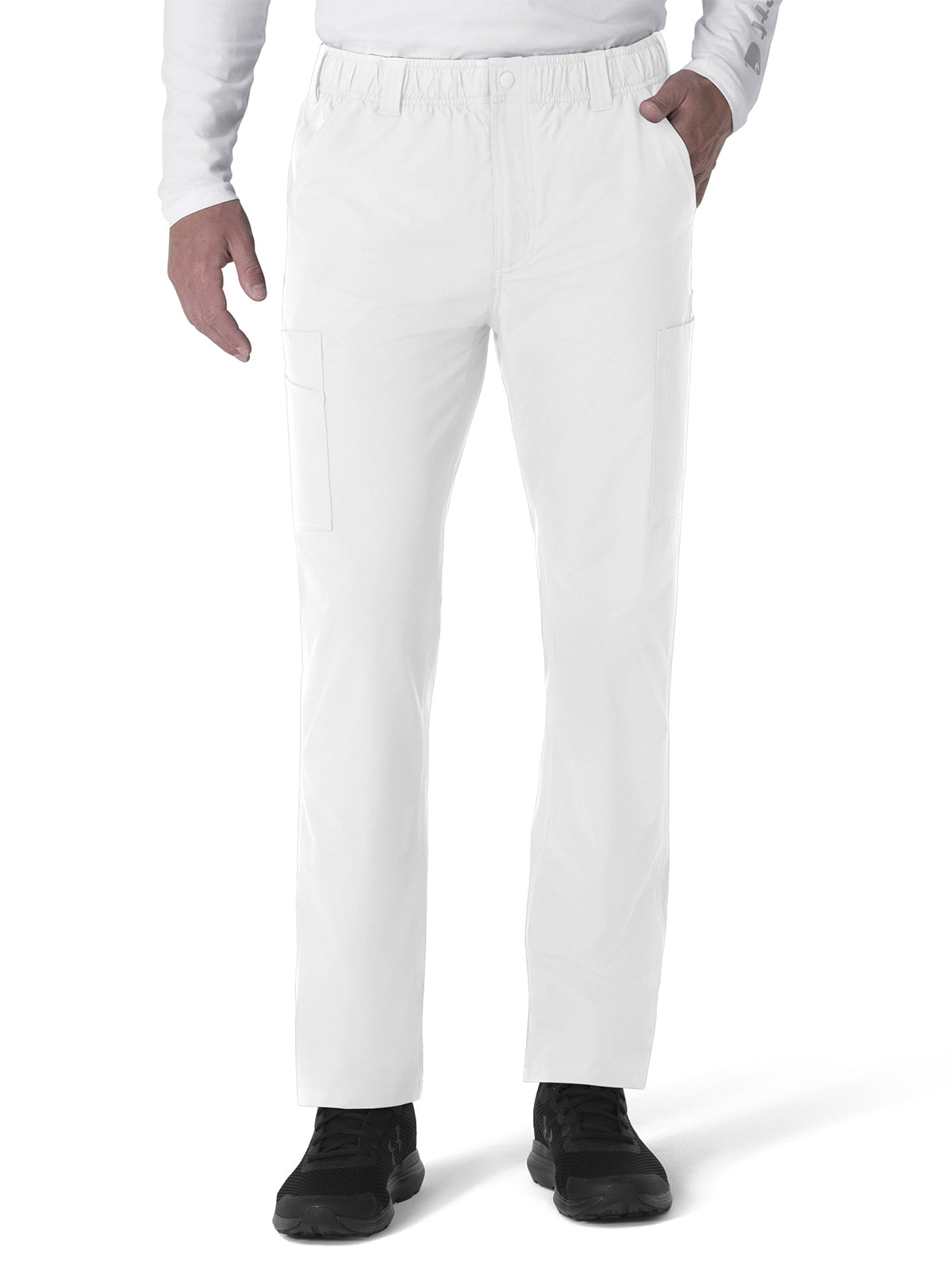 Men's Nine-Pocket Straight Leg Cargo Pant - C56113 - White