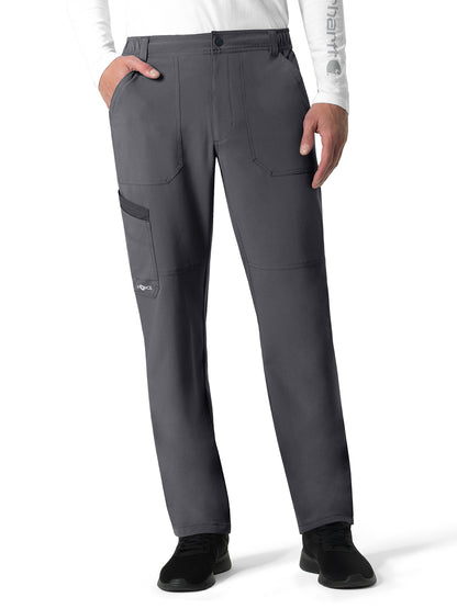 Men's Modern Fit Straight Leg Cargo Pant - C56210 - Pewter