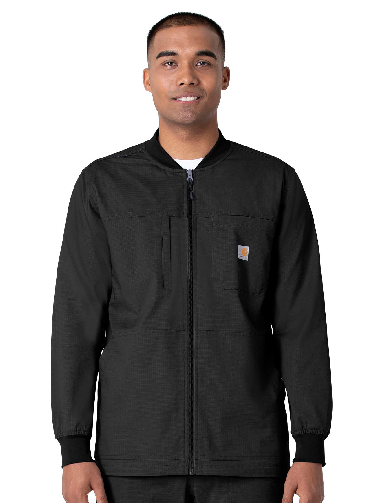 Men's Five-Pocket Ripstop Jacket - C81418 - Black