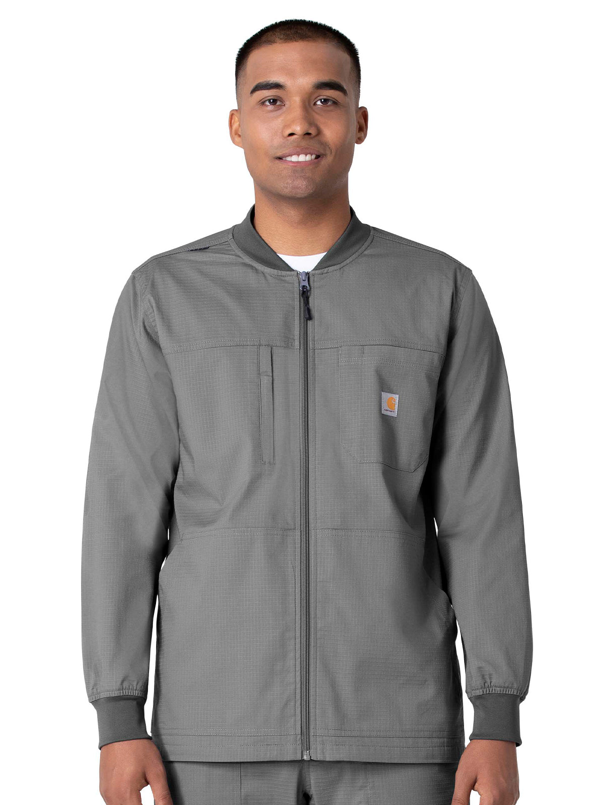 Men's Five-Pocket Ripstop Jacket - C81418 - Pewter