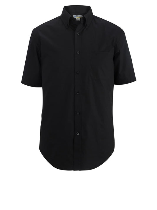 Men's Traditional Fit Poplin Shirt - 1231 - Black