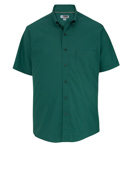 Men's Lightweight Short Sleeve Poplin Shirt - 1245 - Hunter