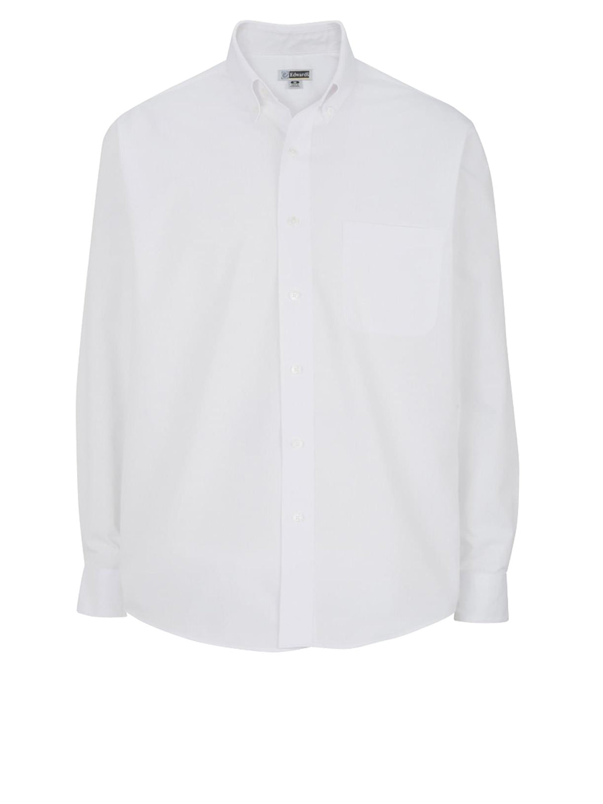 Men's Lightweight Long Sleeve Poplin Shirt - 1295 - White