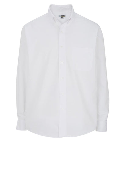 Men's Lightweight Long Sleeve Poplin Shirt - 1295 - White