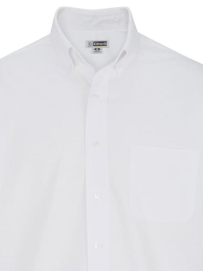 Men's Lightweight Long Sleeve Poplin Shirt - 1295 - White