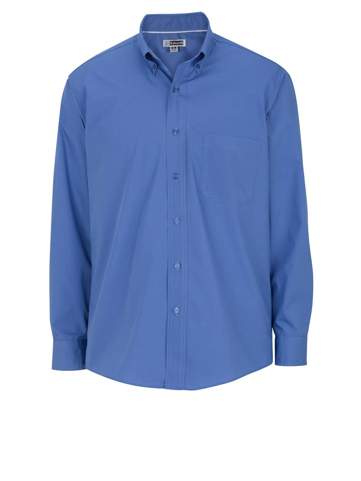 Men's Lightweight Long Sleeve Poplin Shirt - 1295 - French Blue