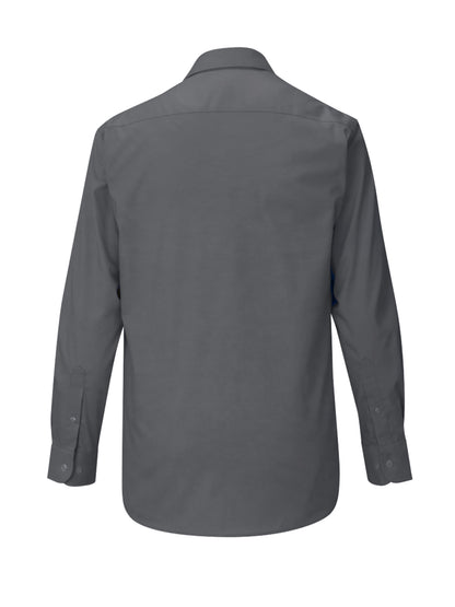 Men's Wrinkle Free Spread Collar Shirt - 1978 - Charcoal