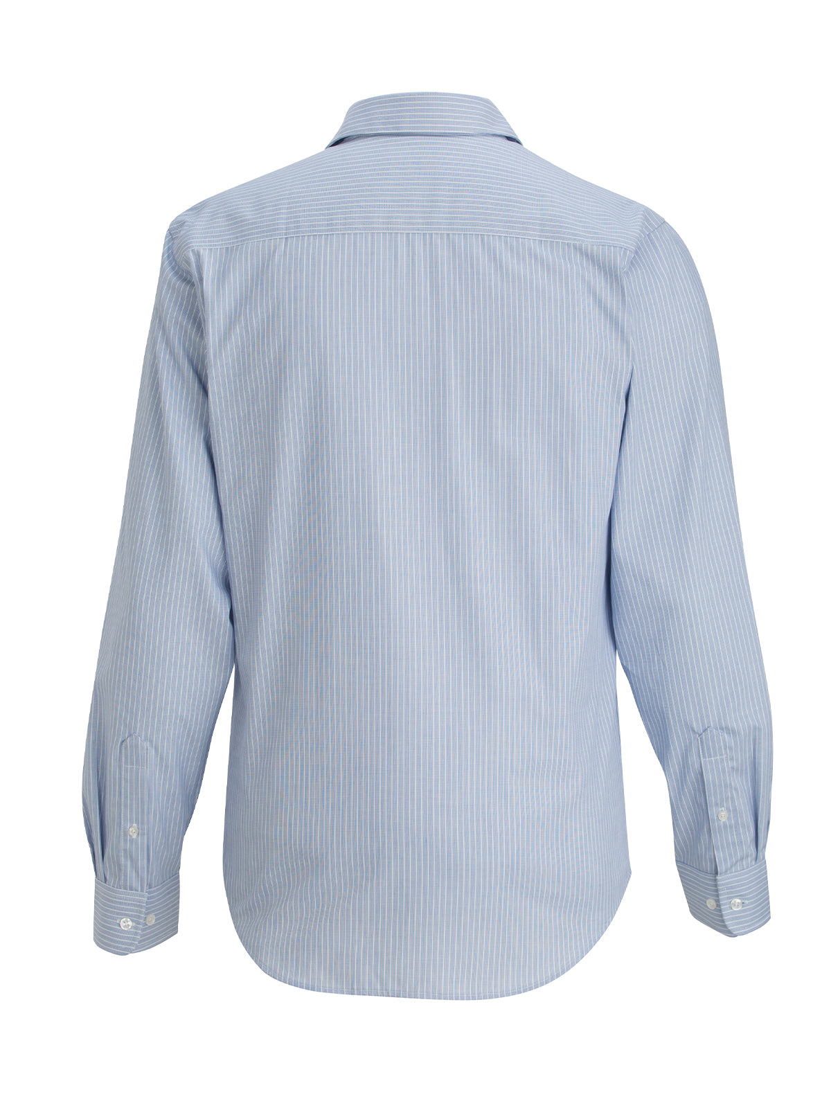 Men's Wrinkle Free Spread Collar Shirt - 1978 - Blue/White Stripe