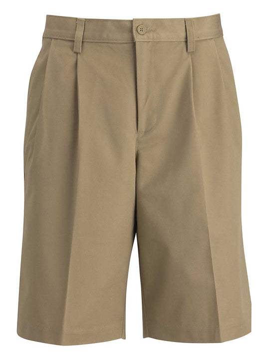 Men's Utility Chino Pleated Front Shorts - 2439 - Tan