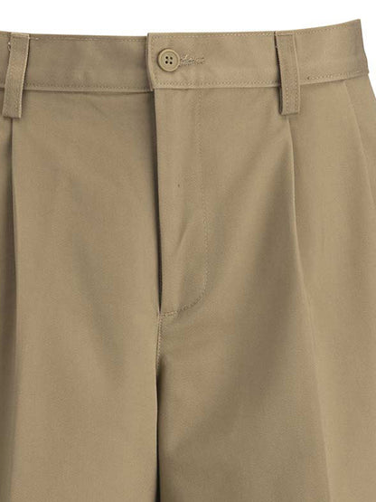 Men's Utility Chino Pleated Front Shorts - 2439 - Tan