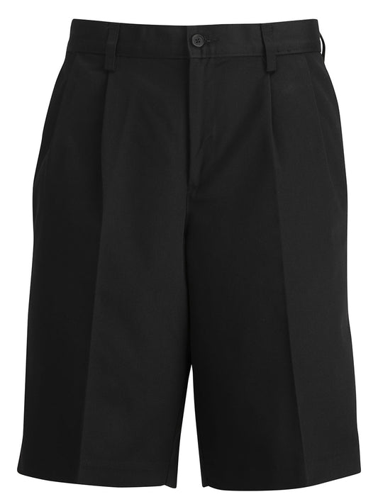 Men's Utility Chino Pleated Front Shorts - 2439 - Black