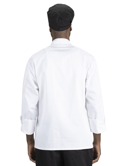 Unisex Classic 10-Button Chef Coat - 3301 - White