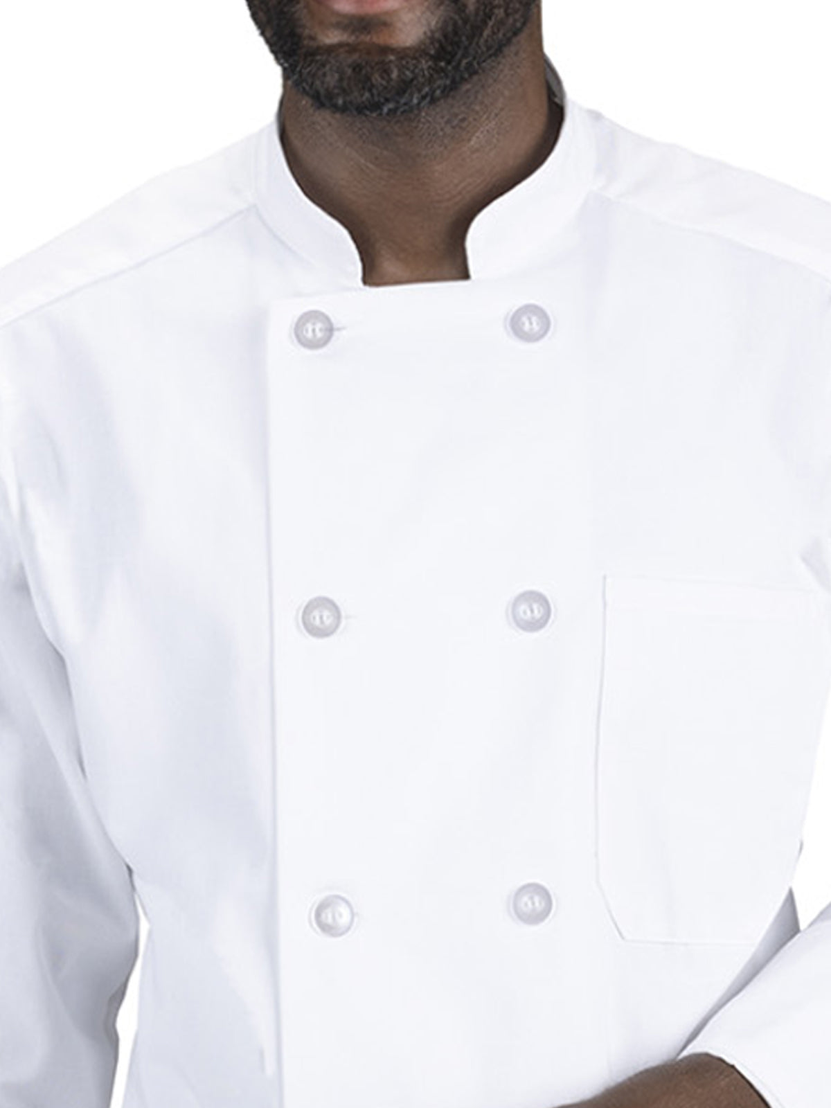 Unisex Classic 10-Button Chef Coat - 3301 - White